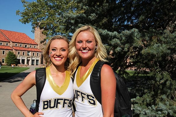 We got to thank our beautiful Buff Cheerleaders for keeping that game day spirit alive. (Photo Credit Joseph Wirth)