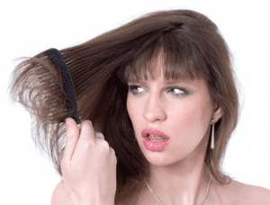 Dry Hair Stock Photo