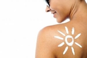 Sunscreen Shoulder