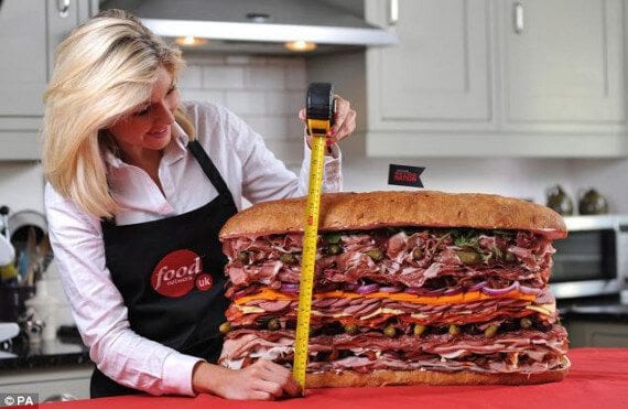 biggest sandwich
