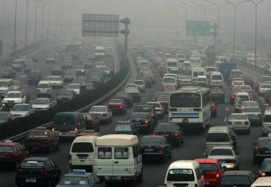pollution from traffic 