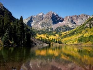 maroon bells, landmark, autumn