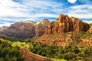 zion, mountains, utah