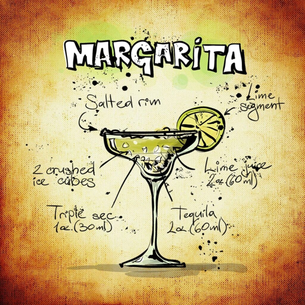 cocktail, margarita, drink