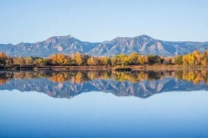 The Boulder Reservoir in Colorado, United States