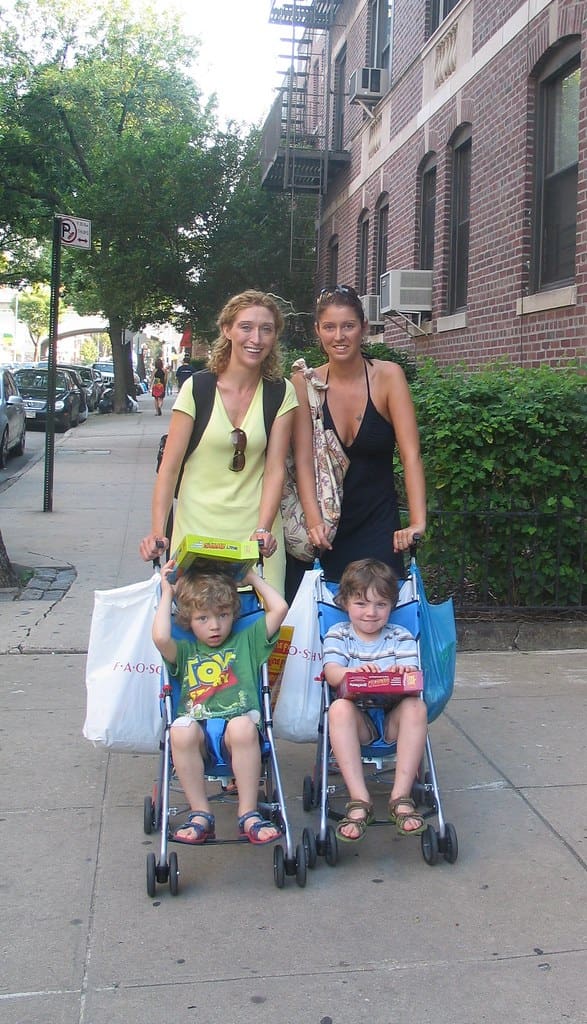 Two moms, 41st Street