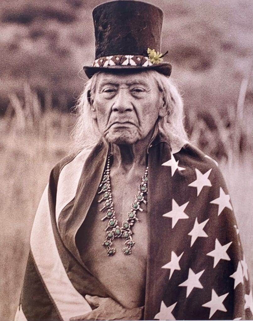 Dona Bollard's Photograph of Eldred Poisal, The Closest Image Of Chief Niwot.   Photo: Donna Bollard