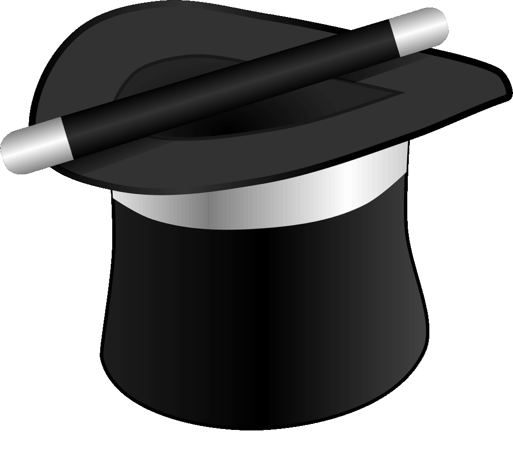 magic, wand, hat, sorcerer, magician, top hat, topper, magic trick, conjuring trick, trick, illusion, deception, magician's hat, magician's wand, icons, cut out, magic, magic, magic, magic, magic, hat, magician