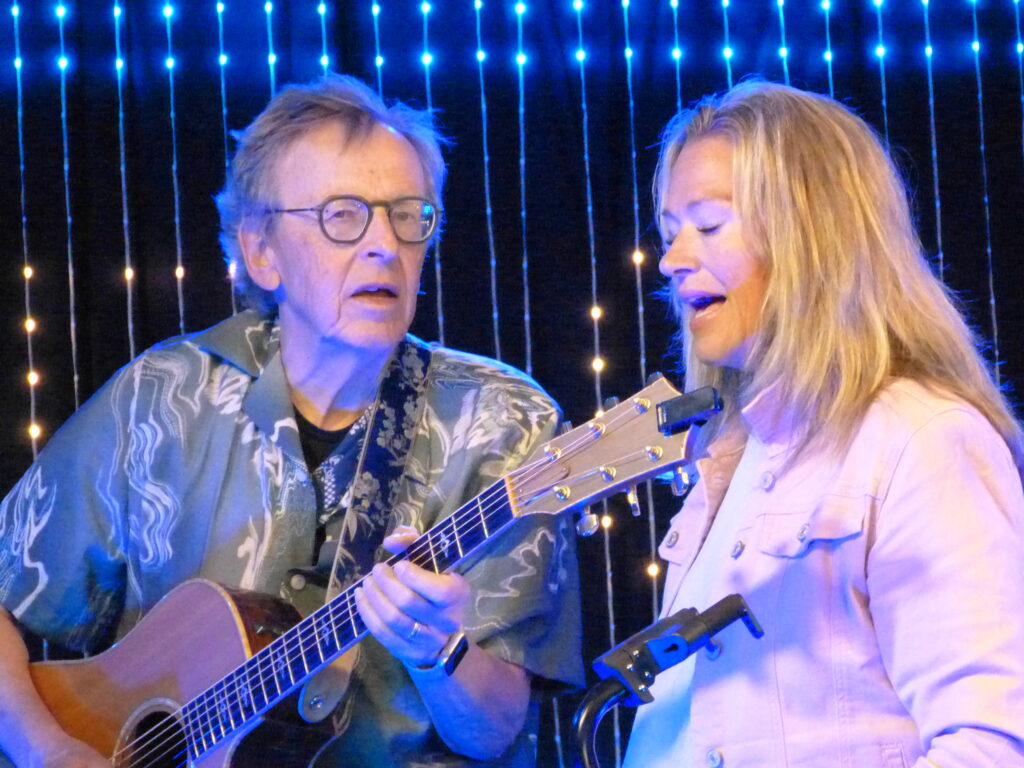 Dennis and Hopi harmonizing