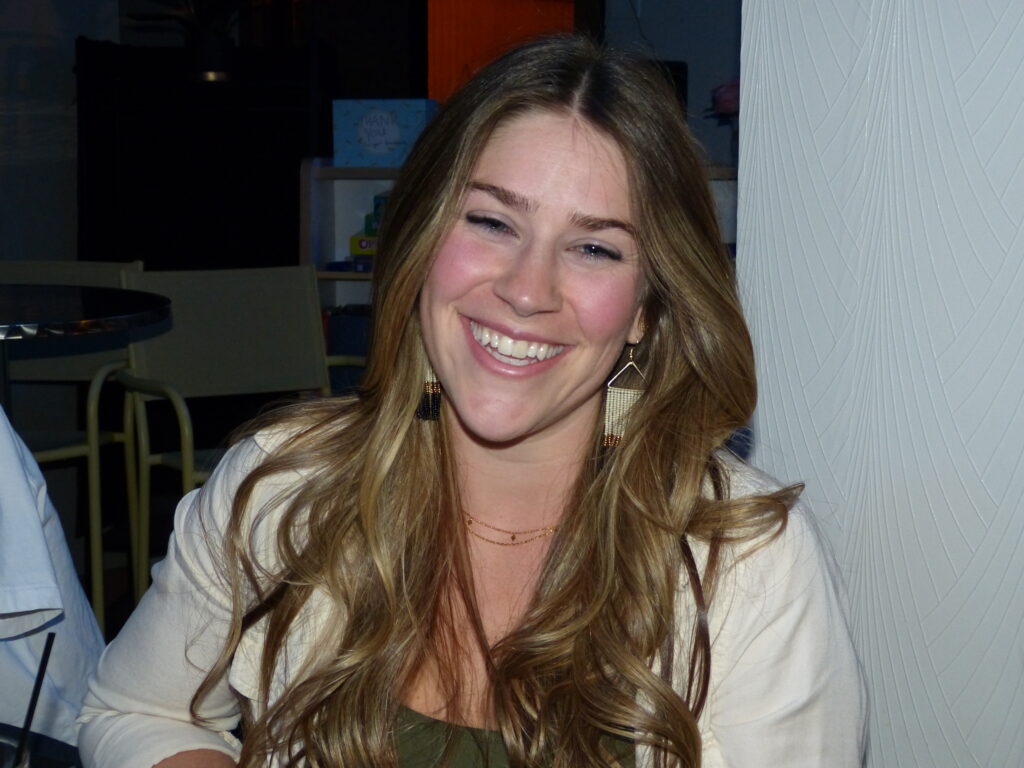 Abbie's smile lights up the room