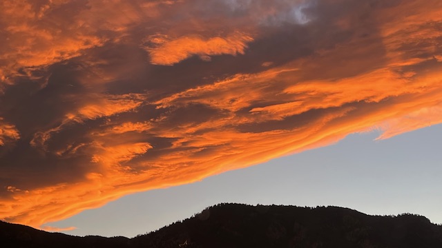 Mt. Sanitas from a Boulderado Room