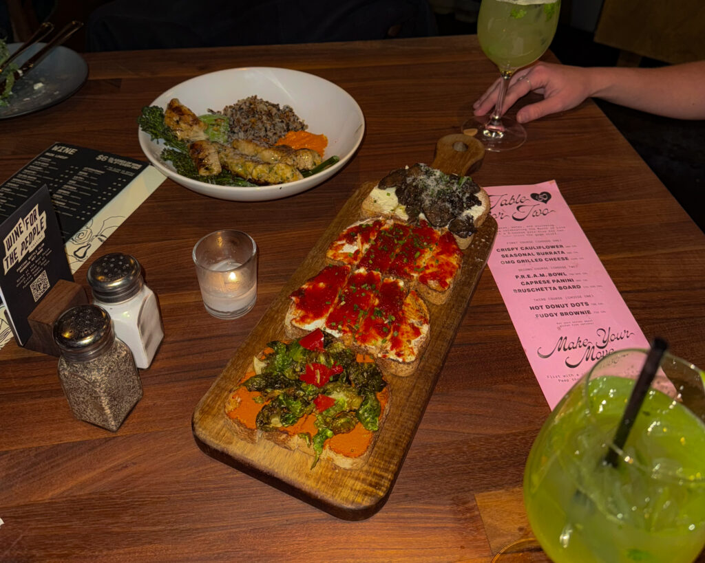 Postino bruschetta board