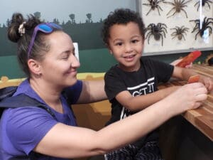 Spider Kid Is Having A Great Time At The Butterfly Pavilion. Photo: Lenny "Lensworth" Frielng