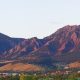Boulder Colorado Flatirons and CU Campus Panorama - AboutBoulder.com